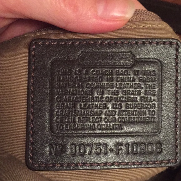 Coach Brown leather bag - Picture 3 of 3